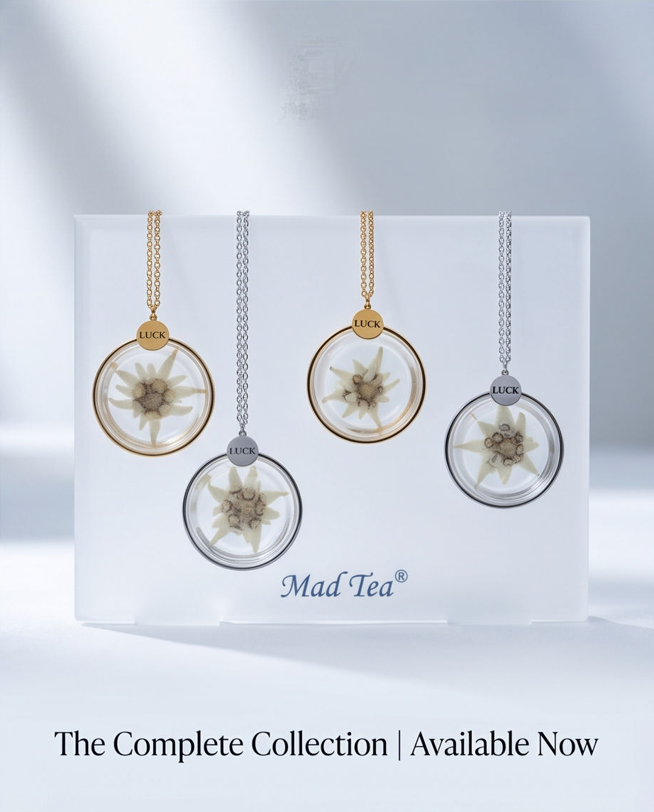 Collana STELLA ALPINA PORTAFORTUNA