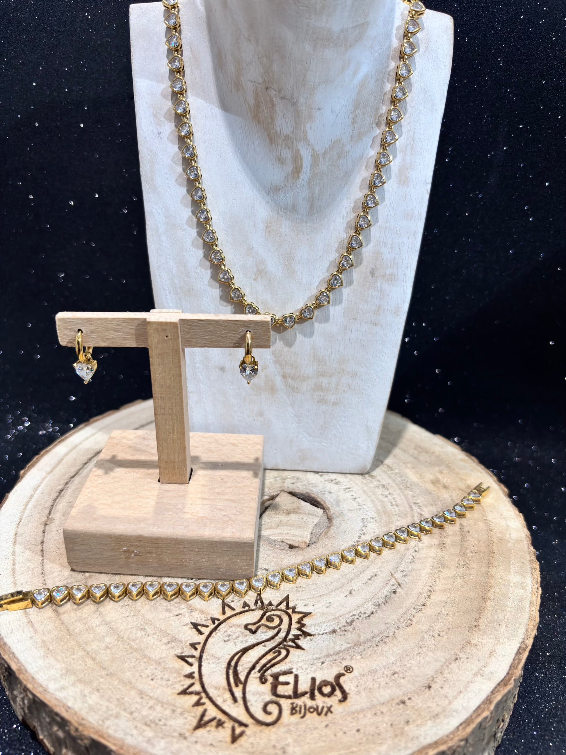 Parure Cuoricini Gold