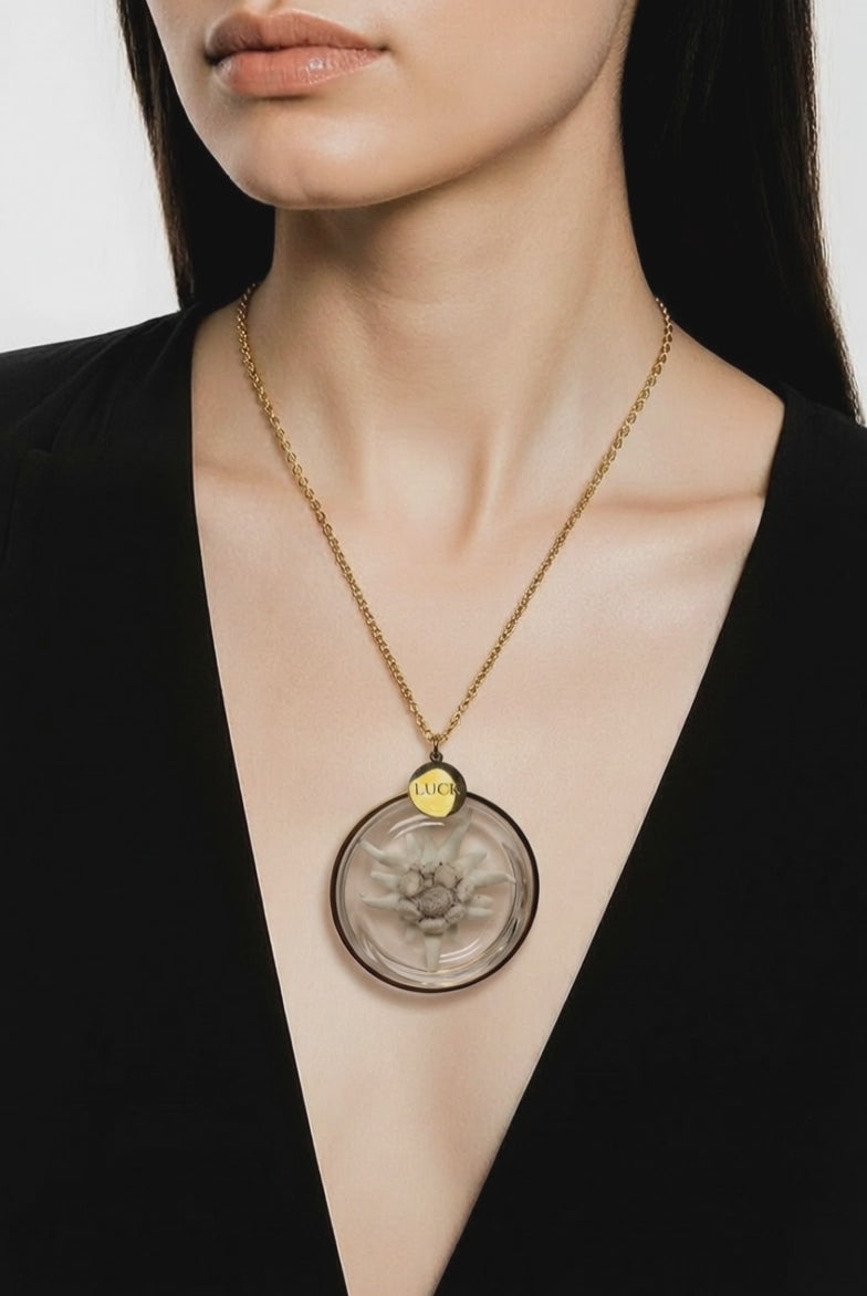 Collana La Tua STELLA ALPINA Portafortuna